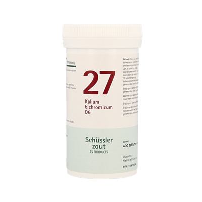 Pflüger Kalium bichromicum 27 D6 Schussler 400 Tabletten