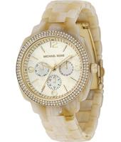 Horlogeband Michael Kors MK5087 Kunststof/Plastic Beige 18mm - thumbnail