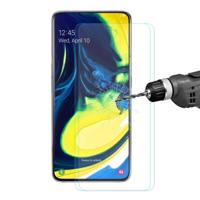 2 stuks DIDIT Hat-Prince 0.26 mm 2.5 D 9u getemperd glas beschermende film voor Galaxy A80 - thumbnail