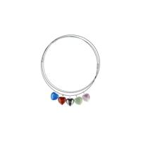 Hartvormige Edelstenen Hangers (Spangen-Set) - thumbnail