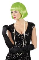 Pruik bobline cabaret groen - thumbnail