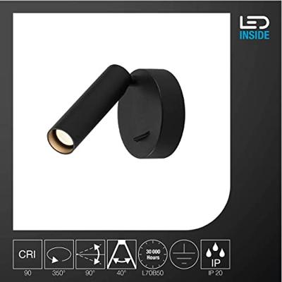 SLV 152340 KARPO 30 Plafondlamp, Wandlamp Zwart SLV 152340 KARPO 30 Plafondlamp, Wandlamp Zwart