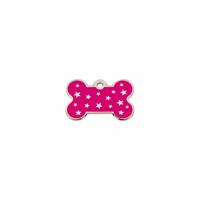 Naamplaatje voor halsband Imarc PetScribe Passion Roze Zilver - thumbnail