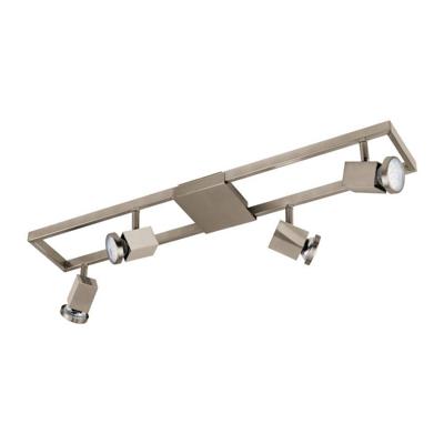 Eglo Led plafondspotZeraco 4-lichts led nikkel mat - 93678