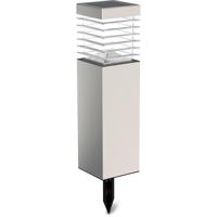 LED Solar Priklamp - Warm Wit 3000K - Mat Zilver - Kunststof - 0.4W - thumbnail