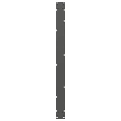 Eettafelpoten 3 st U-vormig 100x(72-73) cm staal antraciet