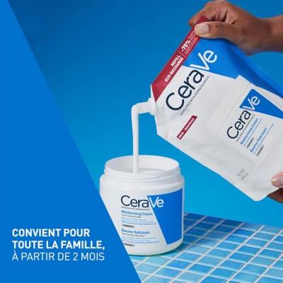 CeraVe Hydraterende Crème Navulling voor Droge tot Zeer Droge Huid 454g