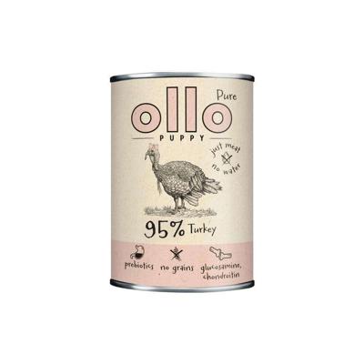 OLLO Puppy Pure Kalkoen - natvoer voor honden - 850 g