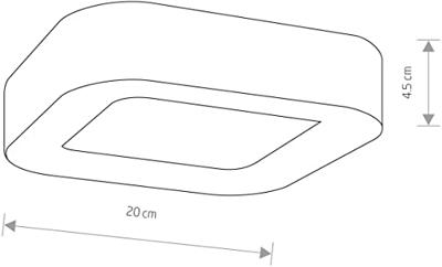 Lyora Led plafondlampPuebla - 9513
