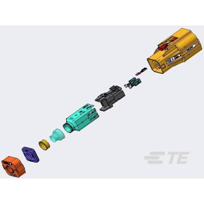 TE Connectivity YHVA630-2PHM-6MM-A Male behuizing (kabel) Inhoud: 1 stuk(s) Package