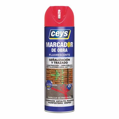 Sprayverf Ceys Rood 500 ml Fluorescerend