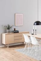 Bendt Eetkamerstoel 'Liva' PU, kleur Wit - thumbnail