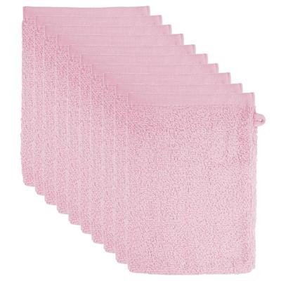The One Washandjes Licht Roze - 10 stuks