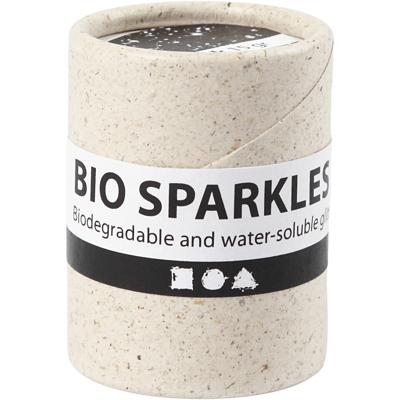 Creativ Company Bio-glitter, d 0,4 mm, zwart, 10 gr/ 1 doosje