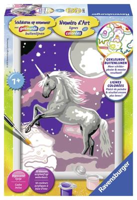 Ravensburger Schilder op Nummer Eenhoorn Ravensburger Schilder op Nummer Eenhoorn
