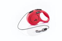 Flexi rollijn classic cord XS rood 3 meter - thumbnail