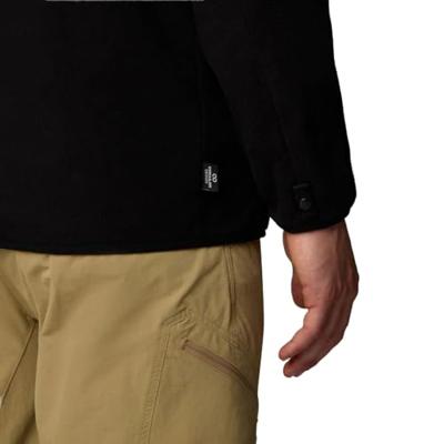 The North Face 100 Glacier Full Zip Fleece Heren TNF Black - NPF S