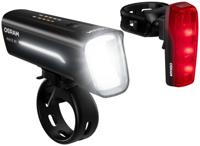 Osram Automotive RACE 80 SET Fietsverlichtingsset LED werkt op een accu Zwart - thumbnail