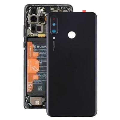 Originele batterij back cover met camera lens voor Huawei P30 Lite (48MP) (zwart)