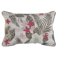 Kussenhoes DKD Home Decor 60 x 1 x 40 cm Roze Groen Tropisch - thumbnail