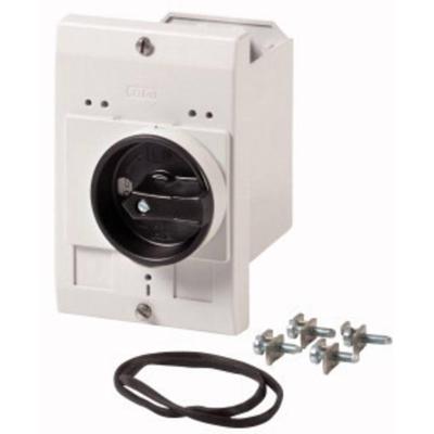 Eaton E-PKZ0-G 072907 Lege behuizing Inbouw, Met draaischakelaar (l x b x h) 80 x 85 x 129 mm Grijs, Zwart 1 stuk(s)