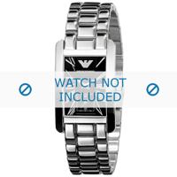 Armani horlogeband AR-0157 Staal Zilver 18mm - thumbnail