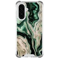 Samsung Galaxy A26 shockproof hoesje - Green waves - thumbnail