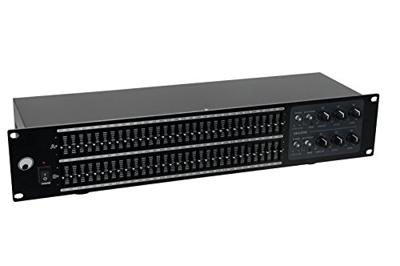Omnitronic GEQ-2310 2-kanaals 19 inch equalizer