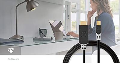 Nedis Mini DisplayPort-Kabel | Mini-DisplayPort Male naar HDMI | 48 Gbps | 2 m | 1 stuks - CCBW37604AT20 CCBW37604AT20