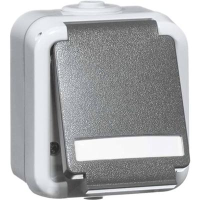 PEHA by Honeywell 307011 Wandcontactdoos Compleet 1-voudig Grijs 1 stuk(s)