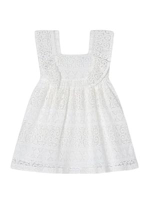Mayoral Meisjes jurk kant - Natural