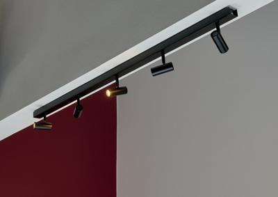 Nordlux Spot Omari 5 lichts balk L 118 cm zwart