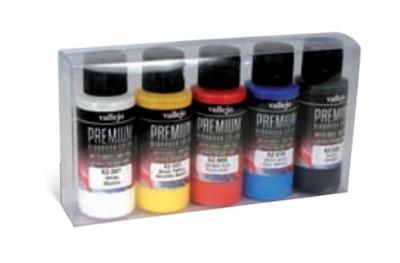 Vallejo 62101 Modelspoor mengkleur Wit, Geel, Rood, Blauw, Zwart 5 stuk(s) Vallejo 62101 Modelspoor mengkleur Wit, Geel, Rood, Blauw, Zwart 5 stuk(s)