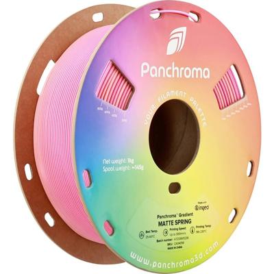 Polymaker CA04056 Panchroma™ Gradient Matte Filament PLA kunststof Meerkleurig 1.75 mm 1000 g Spring, Magenta, Oranje 1 stuk(s)