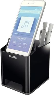 Pennenkoker Leitz Duokleur zwart/grijs | 4 stuks