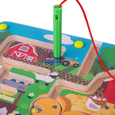 Bigjigs magnetische doolhof spel boerderij