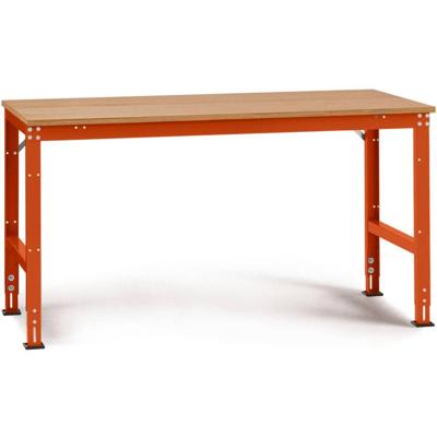 Manuflex AU4045.2001 Werk achtergrond tafel universele standaard met multiplex plaat, bxdxh = 1500 x 600 x 760-870 mm Rood-oranje (RAL 2001) Manuflex AU4045.2001 Werk achtergrond tafel universele standaard met multiplex plaat, bxdxh = 1500 x 600 x 760-870 mm Rood-oranje (RAL 2001)