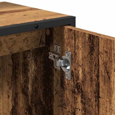 Badkamermeubelset 2 pcs Bruin 80 x 33 x 60 cm Bewerkt hout