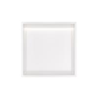 Hotbath &More Inbouwnis - 30 x 30 x 10 cm - met LED-verlichting - Mat Wit - thumbnail