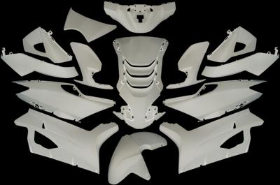 Plaatset 14-delig Edge voor Peugeot Speedfight 4 - glanzend wit Plaatset 14-delig Edge voor Peugeot Speedfight 4 - glanzend wit