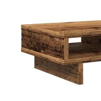 VidaXL Monitorstandaard 50x27x15 cm bewerkt hout oud houtkleurig - thumbnail