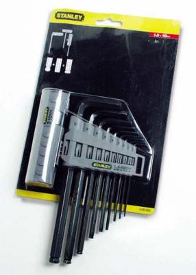 Stanley 0-89-904 Stiftsleutelset 10-Dlg Hex Grip