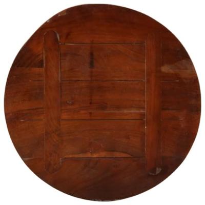 Tafelblad rond 80x2,5 cm massief gerecycled hout Tafelblad rond 80x2,5 cm massief gerecycled hout