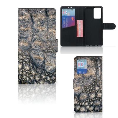 Xiaomi Redmi Note 10 Pro | Telefoonhoesje | Met pasjeshouder | Krokodillenprint