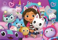 Clementoni legpuzzel super color gabby&apos;s poppenhuis, 60st. - thumbnail