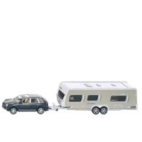 Siku 2542 personenauto met caravan - thumbnail