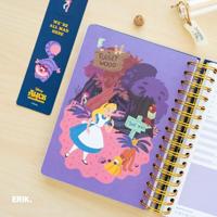 A5 Alice in Wonderland School Dag Agenda 2025-2026 ( aug - juli ) - thumbnail