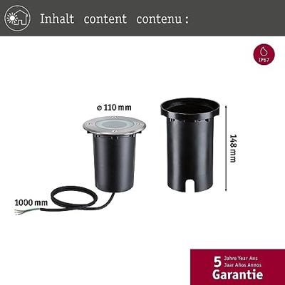 94845 Zigbee 3.0 Floor round Paulmann Home Inbouwlamp 4.9 W RGBW IJzer (geborsteld) 94845 Zigbee 3.0 Floor round Paulmann Home Inbouwlamp 4.9 W RGBW IJzer (geborsteld)