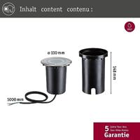 94845 Zigbee 3.0 Floor round Paulmann Home Inbouwlamp 4.9 W RGBW IJzer (geborsteld) - thumbnail