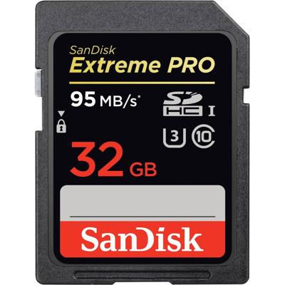 Sandisk SDHC geheugenkaart - 32GB - ExtremePro - U3